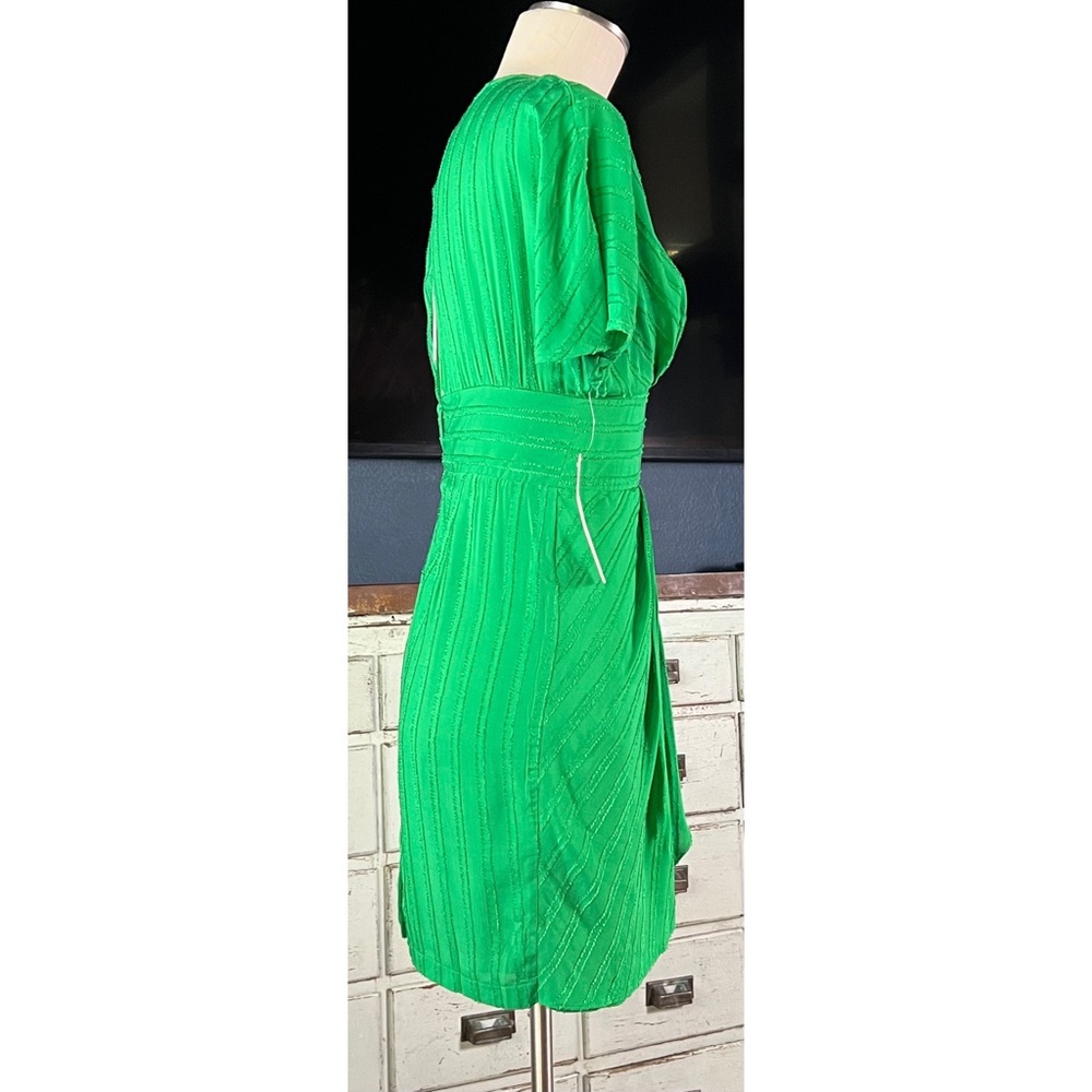Anthropologie Green Mini Dress 0p View 3